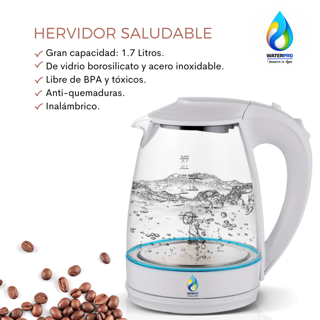 Filtro Purificador + Hervidor Saludable WaterPro
